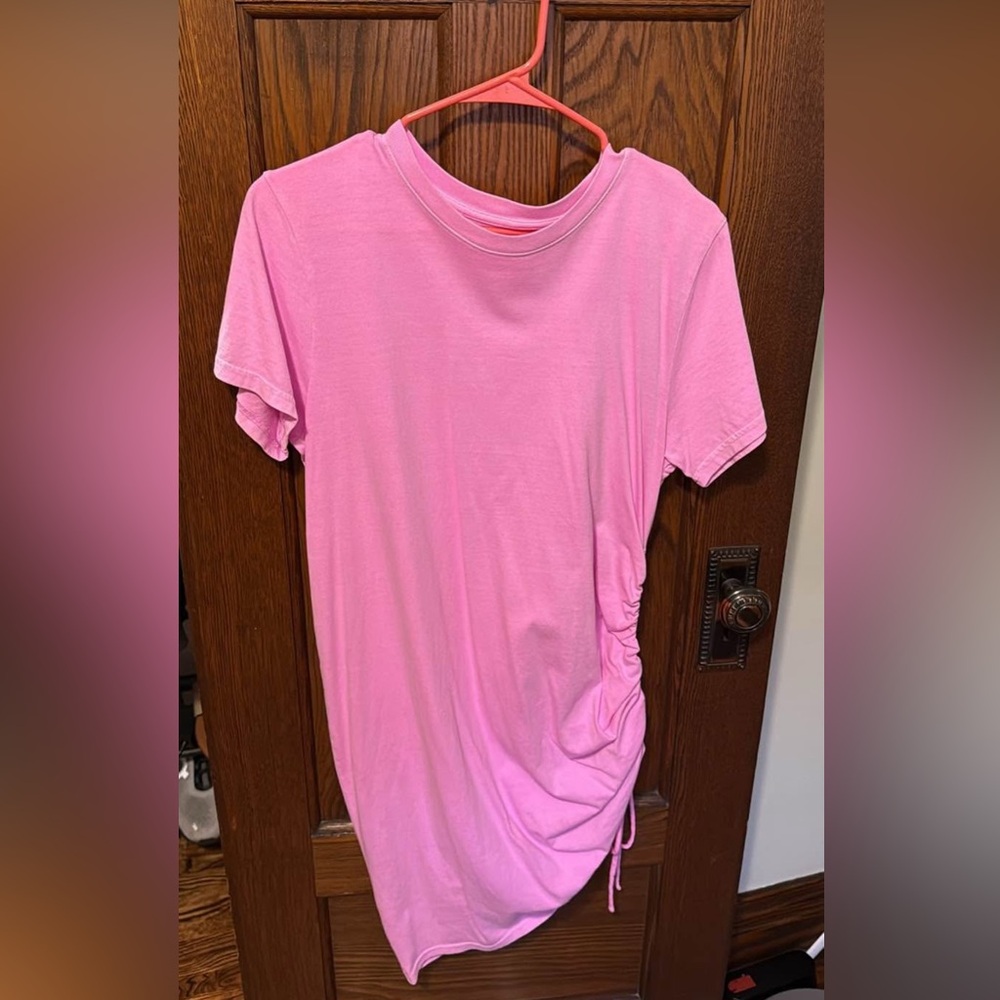 Pink Women's T-shirt Dress